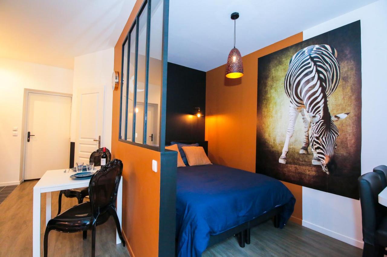 Le Zebre, T1 Hypercentre Chic Et Cosy, Wifi Par Sovalfi Apartment Saint-Etienne  Luaran gambar
